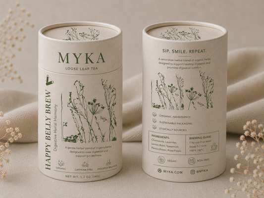 Happy Belly Brew — Digestive Herbal Tea by Myka Herbs